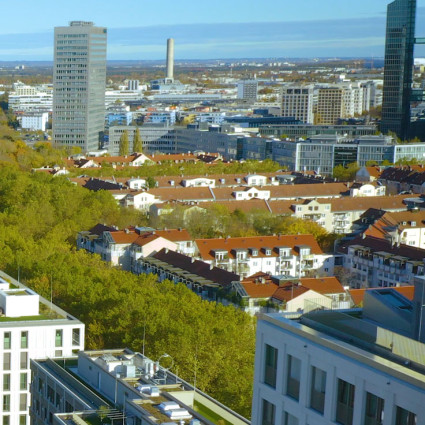 Blick über das Berliner Viertel, 2019