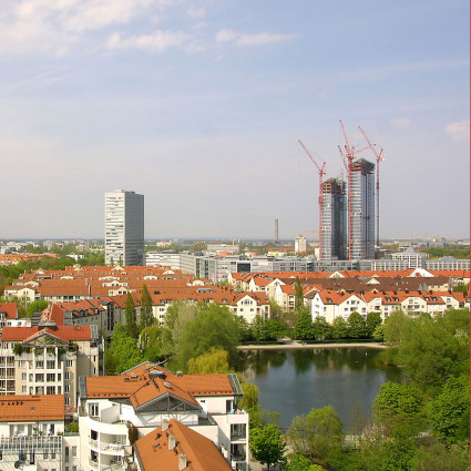 Blick über das Berliner Viertel, 2004