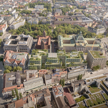 Entwurf von David Chipperfield Architects, London/Berlin, mit Atelier Loidl Landschaftsarchitekten, Berlin, aus dem Jahr 2022
