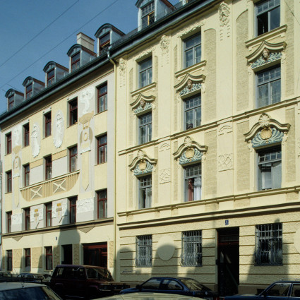 Old building facade, Untere Grasstrasse 4, 1993