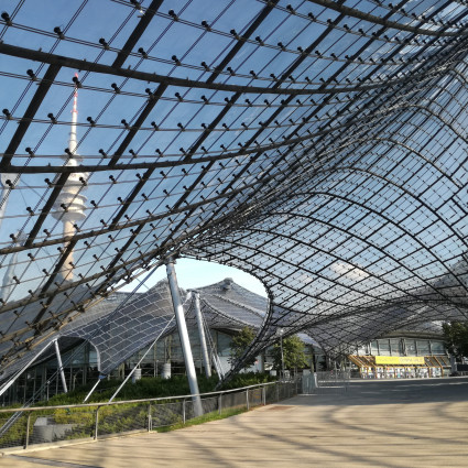 Entrance of the Olympiahalle, 2019