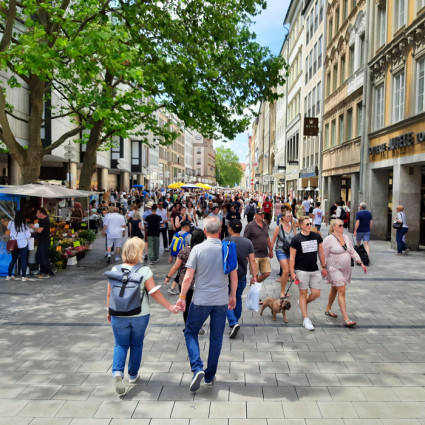 Blick in die Kaufingerstraße, 2021