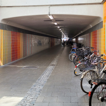 One of the existing subways for cyclists and pedestrians, 2023.