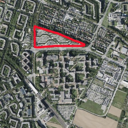 The former Siemens employee car park between Carl-Wery-Straße and Otto-Hahn-Ring is being turned into a residential area.