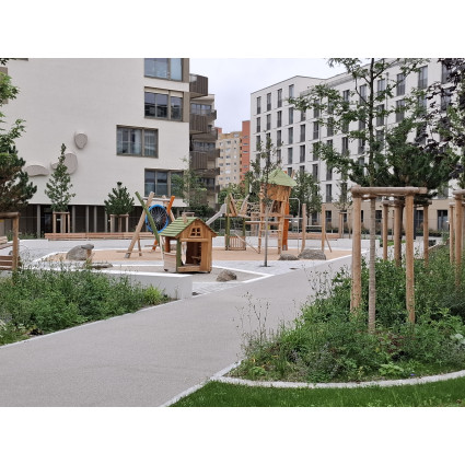 Der Hanns-Seidel-Platz im September 2025