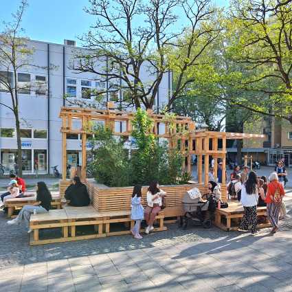Shady spot and meeting place