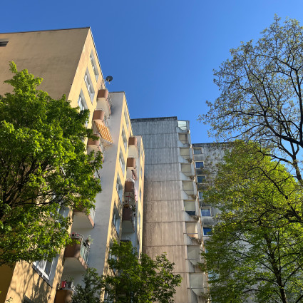 Section of the façade of the residential ring