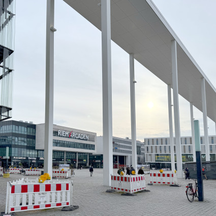Construction work on Willy-Brandt-Platz has begun, 2026.