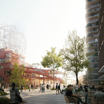 Visualisation: The future quarter ‘Sugar Valley’ is being built on the former site of the Sendling concrete factory.