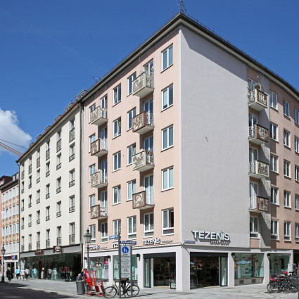 Blick auf die Hackenstraße 1
