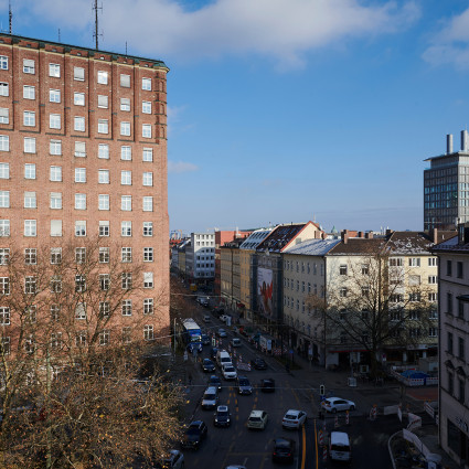 Munich's first high-rise on Blumenstrasse 28