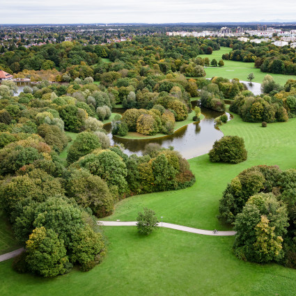 Der Ostpark von oben, 2019