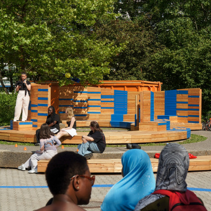 CHILLspORT ist Treppe oder Tribüne, zum Abhängen, Trainieren und Chillen – kostenlos und für alle.