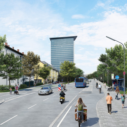 Visualisierung der neuen Domagkstraße