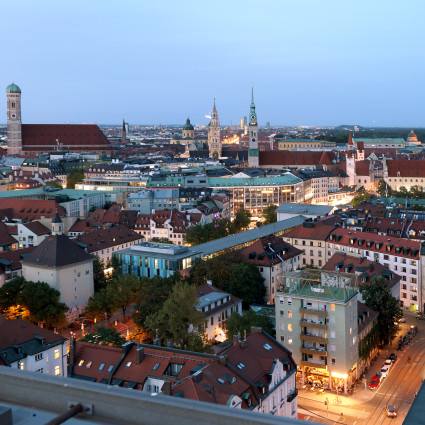 In the heart of the city, 'Bellevue di Monaco' offers culture, gastronomy and integration for Munich residents, creatives and refugees, 2023.