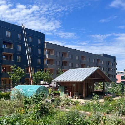Freiluftgarten der Baugemeinschaft