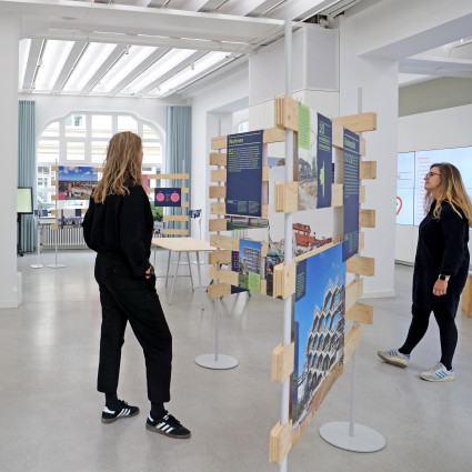 Exhibition "Munich liveable, sustainable and future-orientated" at PlanTreff